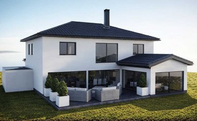 Wohnen und Arbeiten vereint – stilvolles Architektenhaus mit großzügigem Raumangebot und separater B