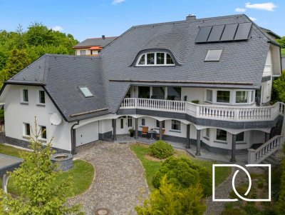 Luxuriöse Architektenvilla! 1.417 m² Grundstück mit modernster Technik und ELW in ruhiger Traumlage