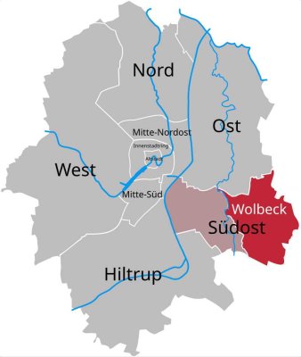 Attraktive 3-Zimmer-Wohnung in Münster  - Wolbeck