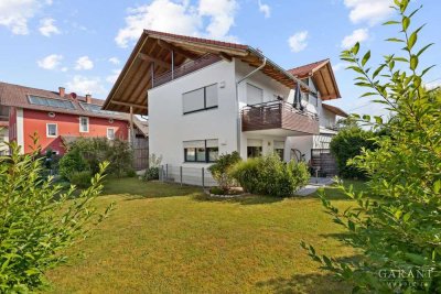 Maisonette mit Alpenblick - Wohnen auf zwei Ebenen mit Balkon & Terrasse