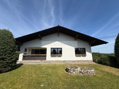 Einfamilienhaus mit 2.000 m² Baugrundstück – traumhafter Ausblick und beste Lage nahe dem Blauen See