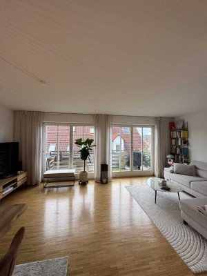 Traumhafte Wohnung mit zwei Zimmern und Balkon in Sommerhausen - Sauna im Haus vorhanden!