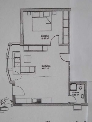 Exklusive 2-Zimmer-Erdgeschosswohnung mit Terrasse und EBK