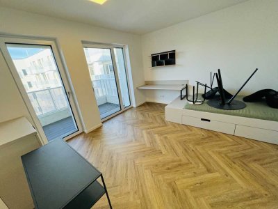 Diese Wohnung wartet auf Sie! Vollmöbliertes 1-Zimmer-Apartment mit Balkon