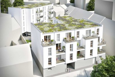 Großzügige, lichtdurchflutete 3-Zimmer-Citywhg. m. 2 Balkonen (Penthouse) in sonniger, ruhiger Lage