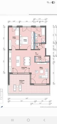 Exklusives Terrassenwohnung in Kaiserslautern, Erstbezug