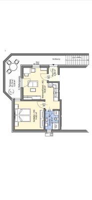 Erstbezug in eine wunderschöne 2 Zimmer Einliegerwohnung mit Tiefterasse und Einbauküche