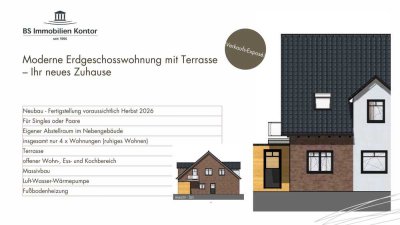 Moderne Erdgeschosswohnung mit Terrasse in ruhiger, zentraler Lage von Weener
