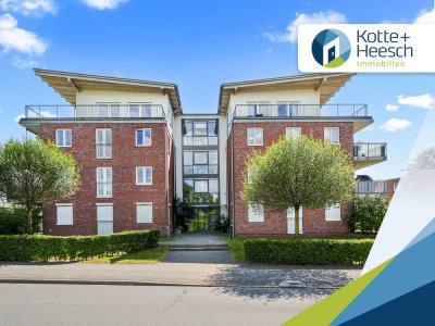 Barrierearme Etagenwohnung mit Balkon, Garage und Aufzug nahe dem Einfelder See