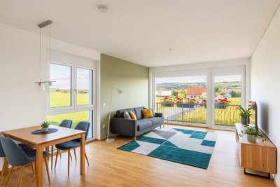 Traumhafte Eckwohnung in Traismauer, NÖ - 3 Zimmer und Balkon mit Grünblick!