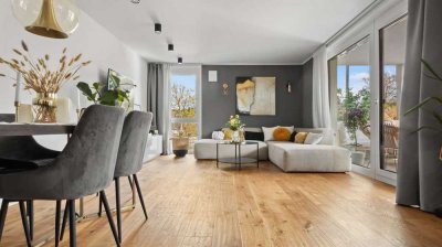 Moderne und möblierte 3,5-Zi-WHG mit hochwertiger Ausstattung, Balkon & TG-Stellplatz zu vermieten