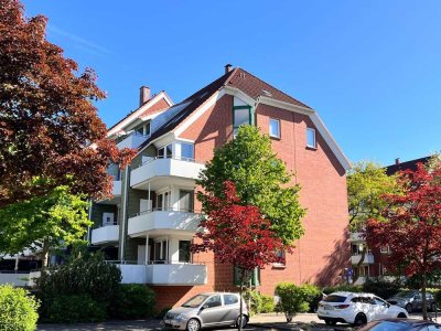 Charmante 3-Zimmer-Dachgeschosswohnung in ruhiger und doch zentraler Wohnanlage in Buxtehude