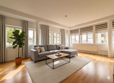 Viel Platz in der neuen Wohnung
Hochparterre-Wohnung 
mit Terrasse und Hauscharakter