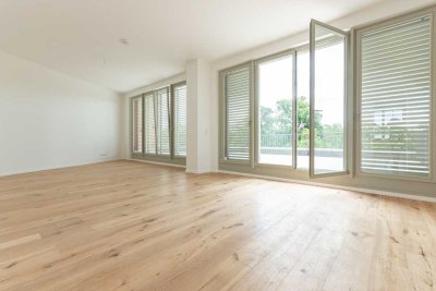 Traumwohnung mit großer Dachterrasse | 2 Bäder | Offene Küche | Parkett | Stellplatz | Aufzug