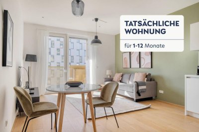 2-Zi neubau Wohnung mit Balkon, Fitness und Sauna direkt am Hauptbahnhof (VIE332)