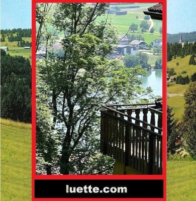 In ruhiger, beliebter Waldrandlage, Rheinblick, 3-Zi-Whg, Parkett, EBK, ebenerdiger Zugang, Garage