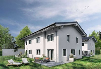 Neubau Doppelhaushälfte am Weilheimer Ortsrand (Haus 1)