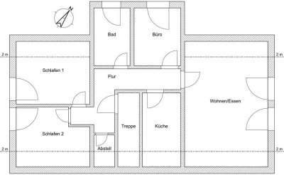 Helle 4-Zimmer, neuwertig renovierte Dachgeschosswohnung in Lebach