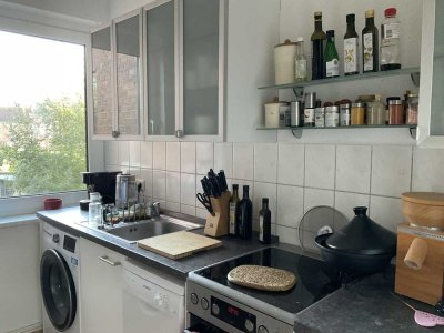 Helle 3-Zimmer-Wohnung in Wismar-West mit Balkon und Garten
