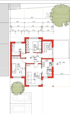 Neubau OG - Schöne 3-Zimmer-Wohnung mit Balkon in Stockstadt