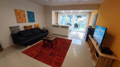 Möblierte WOHNUNG 58m² im Loft-Style mit Terrasse und Garten