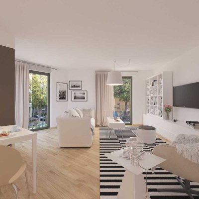 Erstbezug im Neubau KfW 40 -  Balkon - Tageslichtbad mit Dusche & Wanne
