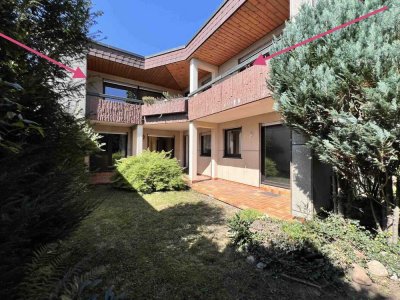 73207 Plochingen: Großzügige 3,5-Zi-EG-Wohnung mit großem Balkon in ruhiger Halbhöhe. Garage. Frei.