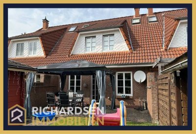 Geräumiges Reihenmittelhaus mit Süd-Terrasse und Carport-Stellplatz in Leck