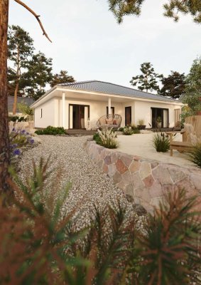Schnell & Regional gebaut! Bungalow 128 – Großzügig, barrierearm & wandelbar für alle Lebensphasen!