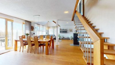 MODERNES WOHNEN MIT EINLIEGERWOHNUNG UND GARTENPARADIES IN BALLENDORF