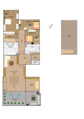 Exklusives Wohngefühl mit Blick auf die Eilenriede – Teilmöblierte 5-Zimmer-Wohnung in Hannover-List