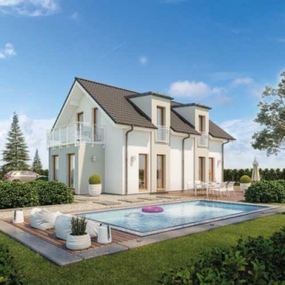 Stilvolles Design trifft moderne Architektur - bauen Sie jetzt mit unserer Best-Festpreisgarantie