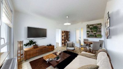 Findet euren neuen Lebensmittelpunkt genau HIER! Neu sanierte 3-Raum-Wohnung mit Balkon ab Sep. ´25