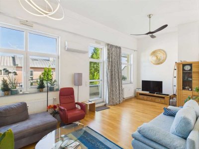 Moderne 4 Zimmer Terrassenwohnung mit 2 TG-Stellplätzen & Blick auf die Bergstraße