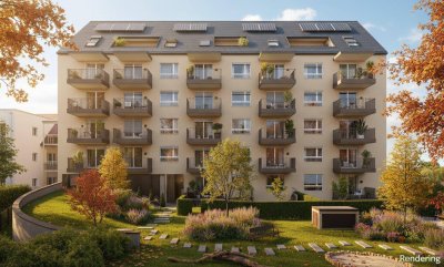 Attraktive 2-Zimmer-Wohnung mit Balkon im Erdgeschoss