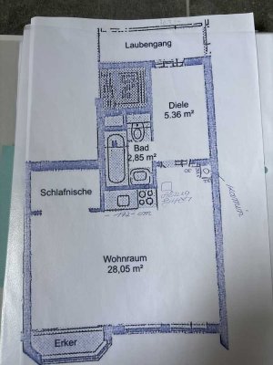 Stilvolle 1-Raum-Wohnung in Bestlage in München