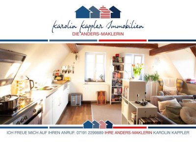 Charmante 3-Zimmer-Dachgeschosswohnung mit sichtbaren Balken & Balkon – ein echtes Juwel!