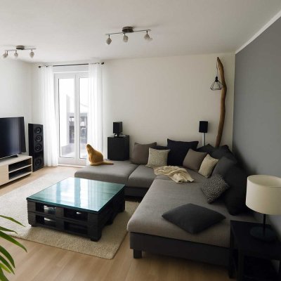 Stilvolle, neuwertige 2,5-Raum-Terrassenwohnung mit gehobene Innenausstattung mit Terasse und EBK