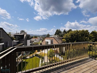 MODERNE TERRASSENMIETE MIT TRAUMHAFTEM WEITBLICK BEIM WIENERWALD