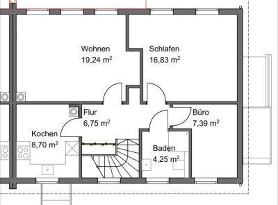 Renovierte 3-Zimmer-Wohnung im 1. OG in Celle