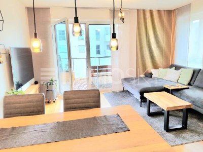 Moderner Wohn-Hit nahe Ausee mit TG, Stellplatz und großem Balkon