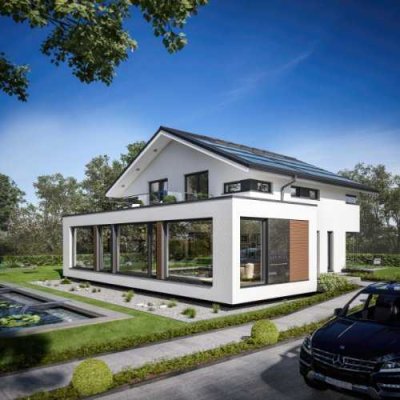Stadtvilla - Modernste Architektur - Traumhaus bauen mit Bien-Zenker
