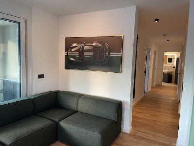 Erstbezug: schöne voll möblierte 3-Zimmer-Wohnung mit Balkon in Blaustein