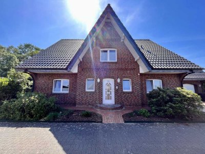 Attraktive 5-Zimmer-Maisonettewohnung mit Kamin, zwei Balkonen und Einbauküche in Bohmte-Hunteburg