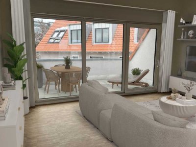 SOMMER AUF DER EIGENEN DACHTERRASSE VERBRINGEN!! Lichtdurchflute, großzügige 4-Zimmer