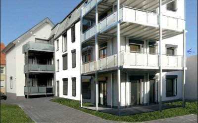 Luxuriöse 2-Zimmer-Wohnung in Bielefeld Mitte–mit Blick ins Grüne, gr. Balkon & moderner Einbauküche