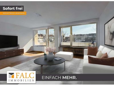 Ideal für Paare: Lichtdurchflutete 3-Zimmer-Wohnung mit durchdachtem Grundriss und Balkon
