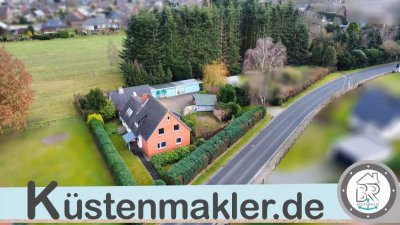 EFH mit Einliegerwohnung und vielseitigen Nebengebäuden im Ortskern von Lamstedt
