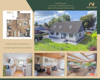 Modernisiertes Einfamilienhaus in ruhiger Lage & direkt zum einziehen