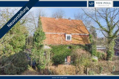 Wohnen mit Charakter – EFH im Stil einer Villa mit Kamin und Gartenteich in ruhiger Stadtrandlage